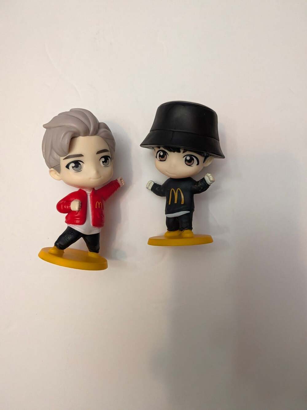 TinyTAN x BTS McDonald's Happy Meal Figures Lot of 2 Collectibles